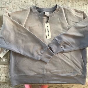 TNA cozy fleece crew neck